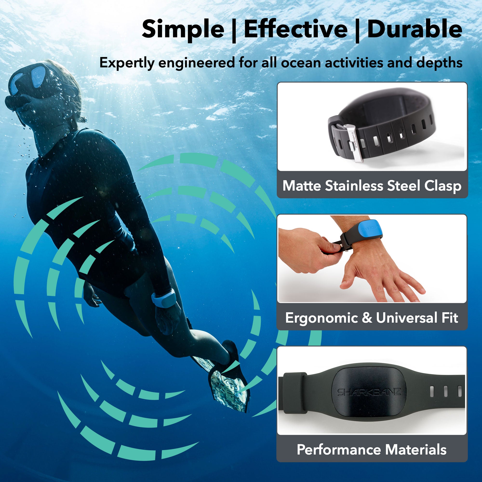 Sharkbanz 2 - Active Shark Deterrent Ankle / Wristband – Sharkbanz